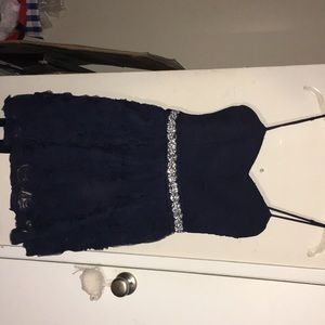 blue homecoming dress